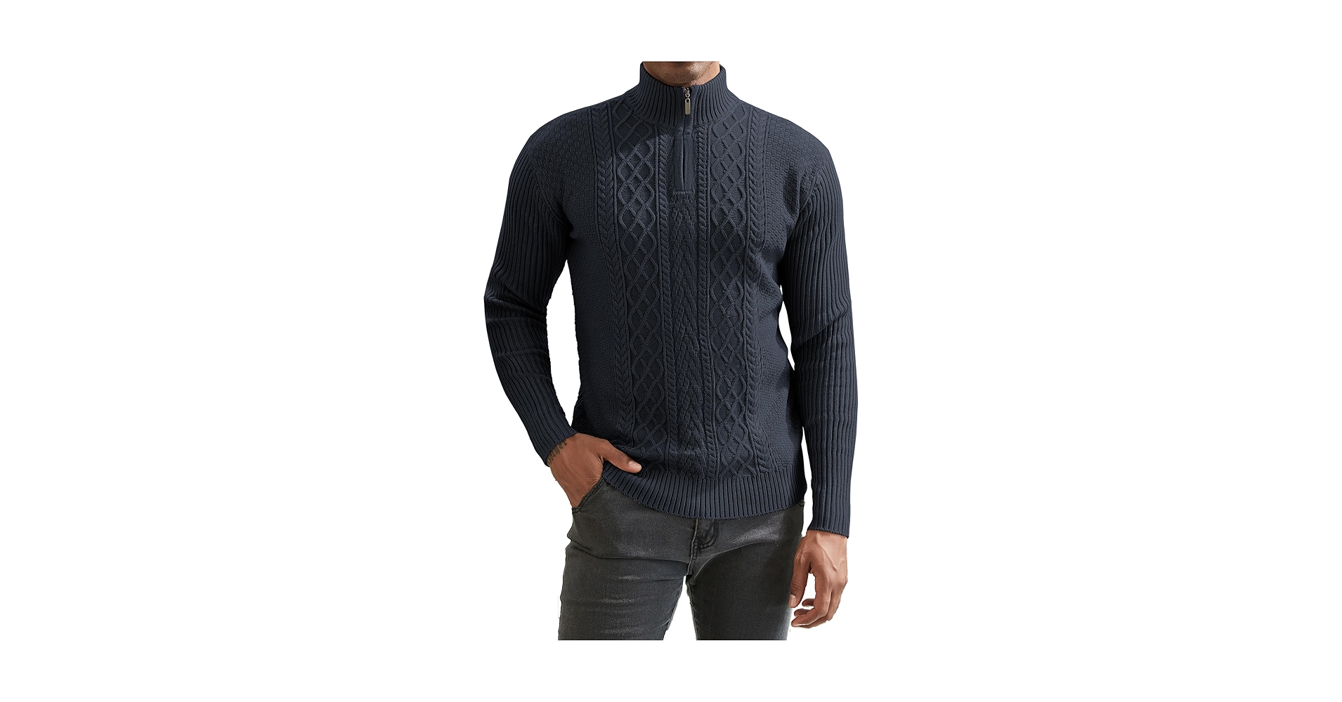 NKNIT ♡pattern pullover sweat nknit ♡pattern KNIT グレー NKNIT logo KNIT cardigan